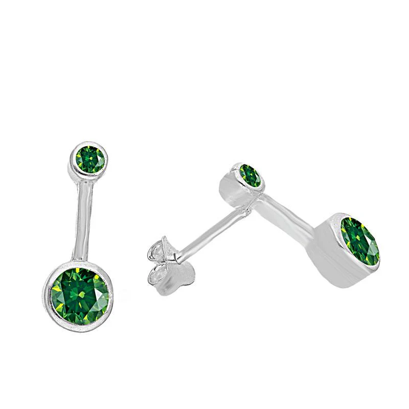 Sterling Silver 925 Solitaire Pendant Set (Necklace, Earrings and Ring) - FKJNKLST2067 - Image 4