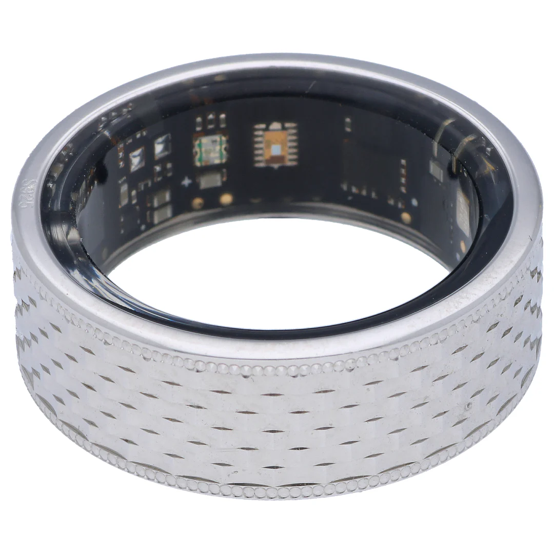 Sterling Silver Smart Ring - FKJRNSLU6579 - Image 2