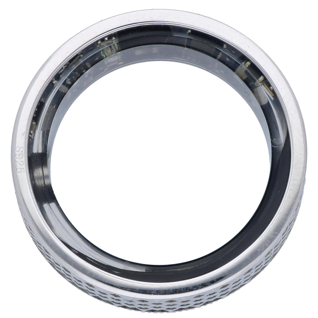Sterling Silver Smart Ring - FKJRNSLU6579 - Image 4