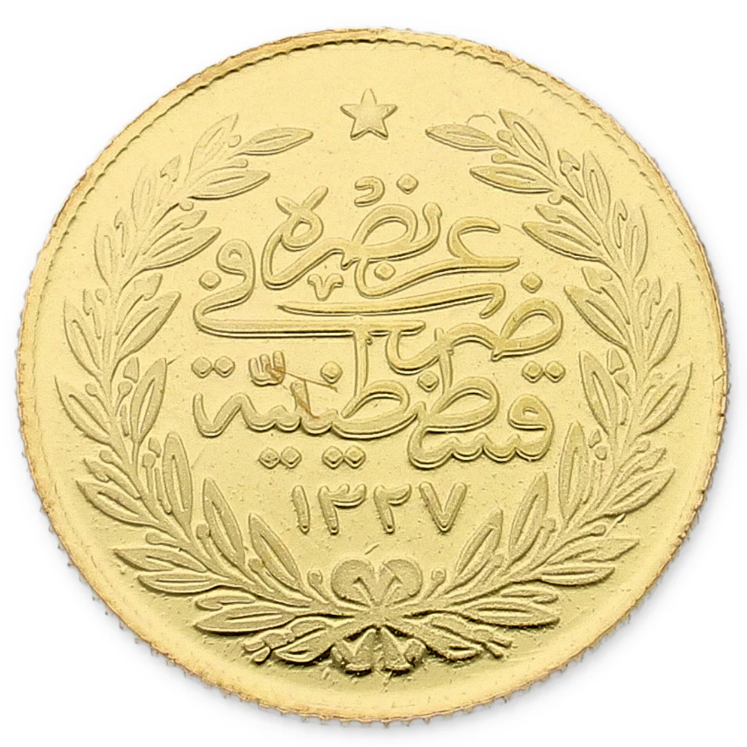 Turkish Lira 7.20 Grams Gold Coin 21KT - FKJCON21K2287 - Image 4
