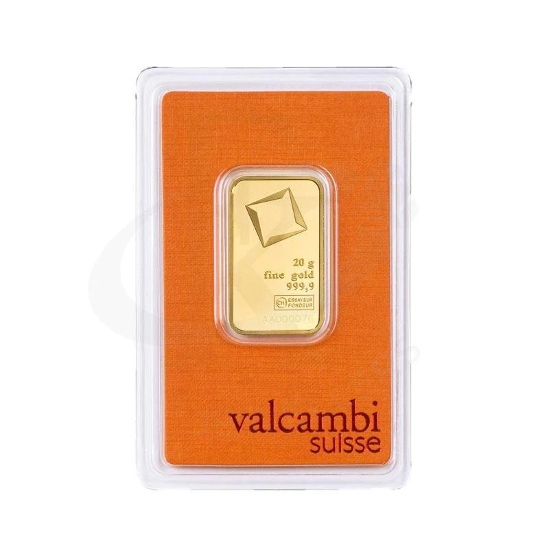 Valcambi Suisse 20 Grams Gold Bar 24KT - FKJGBR24K2172 - Image 2