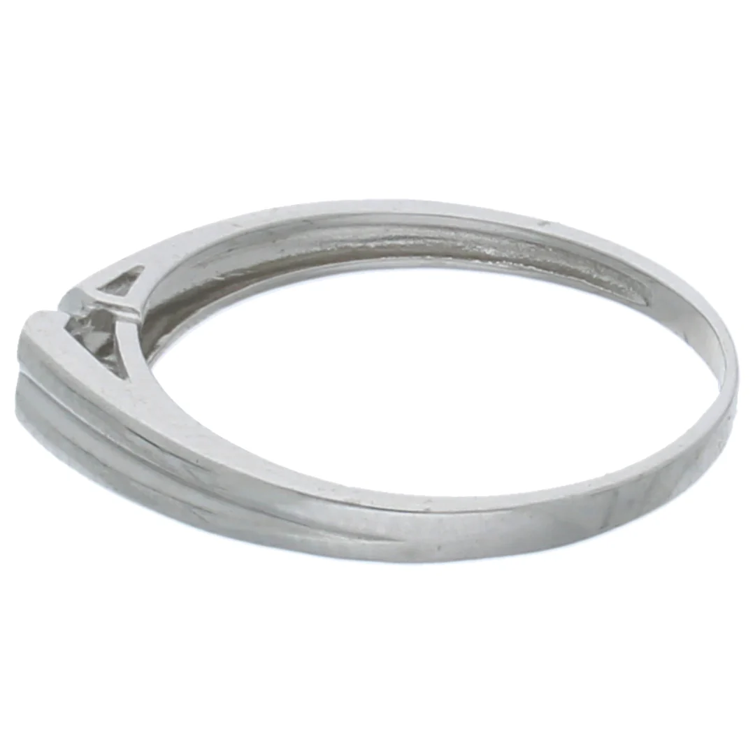 White Gold Solitaire Ring 18KT - FKJRN18KU6387 - Image 2